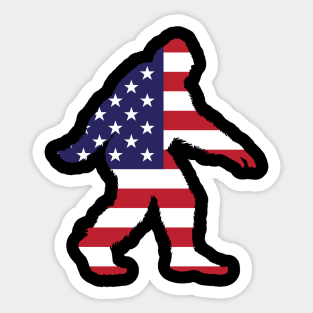 Bigfoot Is American Sticker